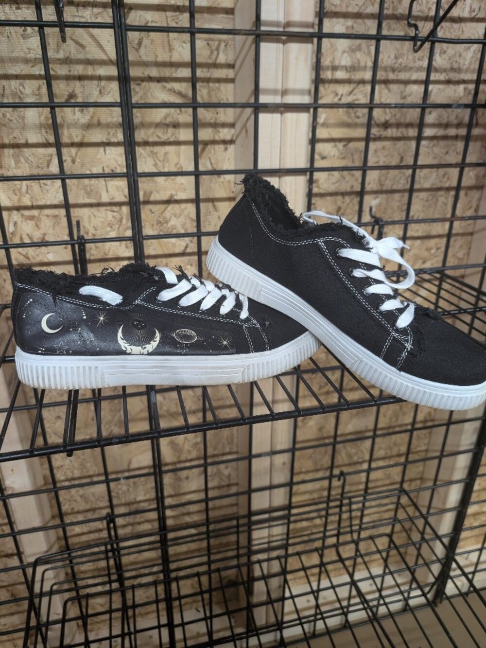 Women's No Label Sneakers with Celestial Design